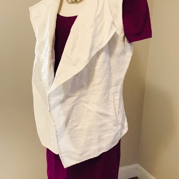 J Jill Linen Vest - Picture 3 of 8